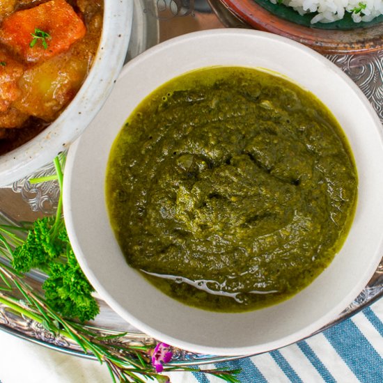 Instant Pot Swiss Chard Saag