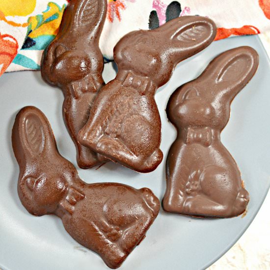 LOW CARB EASTER CHOCOLATE BUNNIES