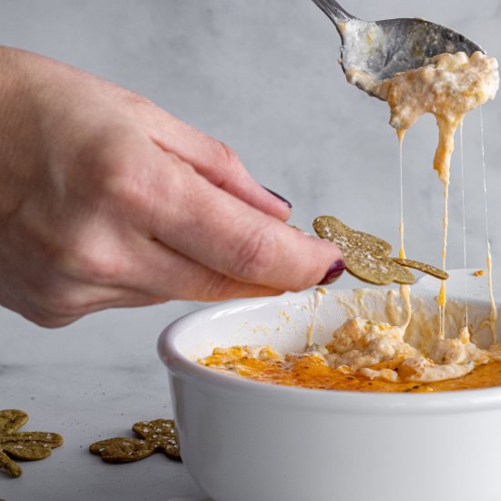 Shamrock Chips and Jalapeno Dip