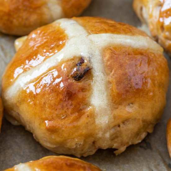 Orange Hot Cross Buns