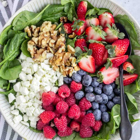 Strawberry Spinach Salad