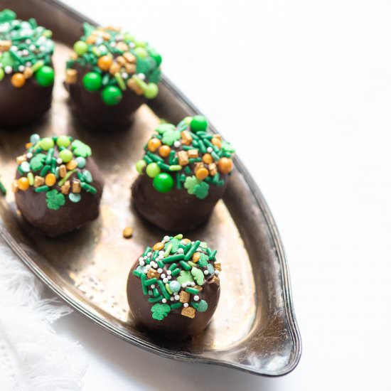 Chocolate Truffles with Irish Cream