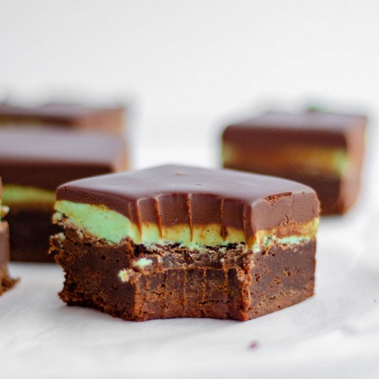 mint chocolate brownies