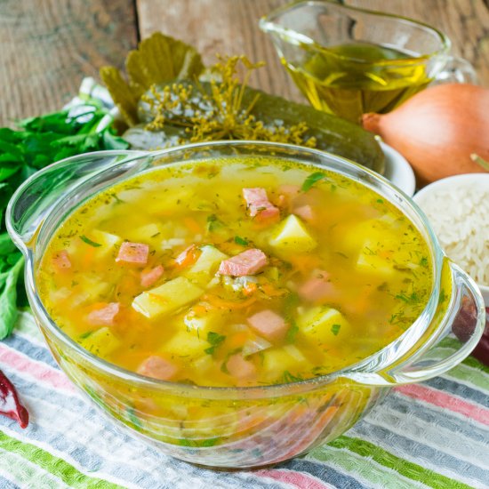 Pickled Cucumbers Soup