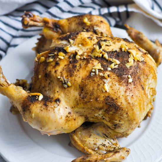 Instant Pot Garlic Whole Chicken