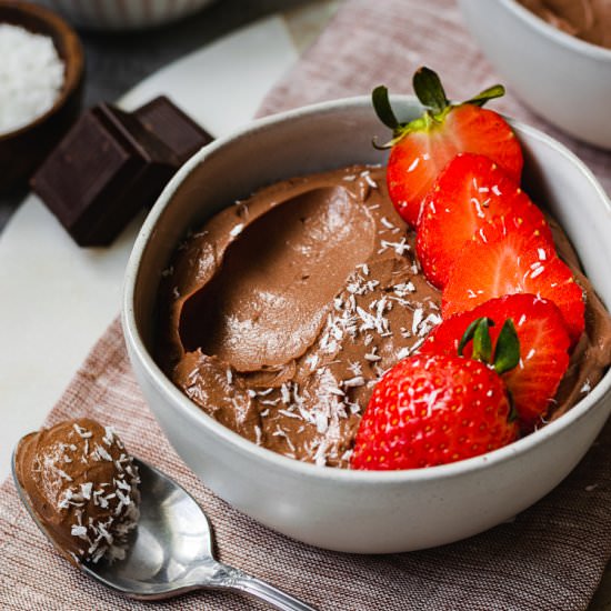 Vegan Protein Chocolate Mousse