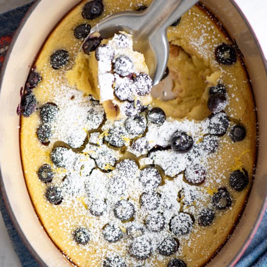 Buttermilk Blueberry Clafoutis