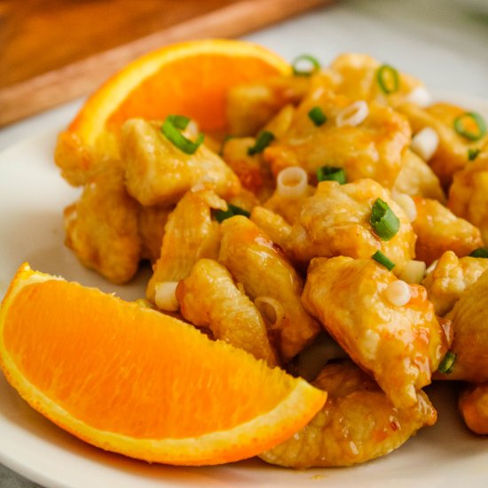 Air Fryer Orange Chicken