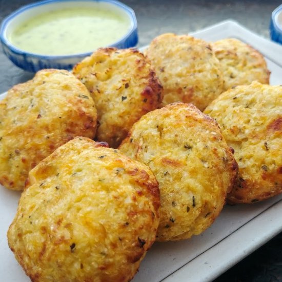 Cheesy Cauliflower Croquettes