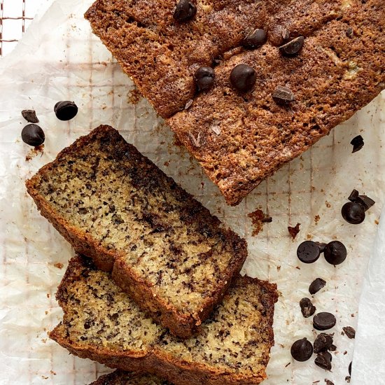 Chocolate Orange Banana Bread