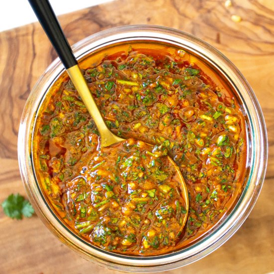 Smoky Red Chimichurri