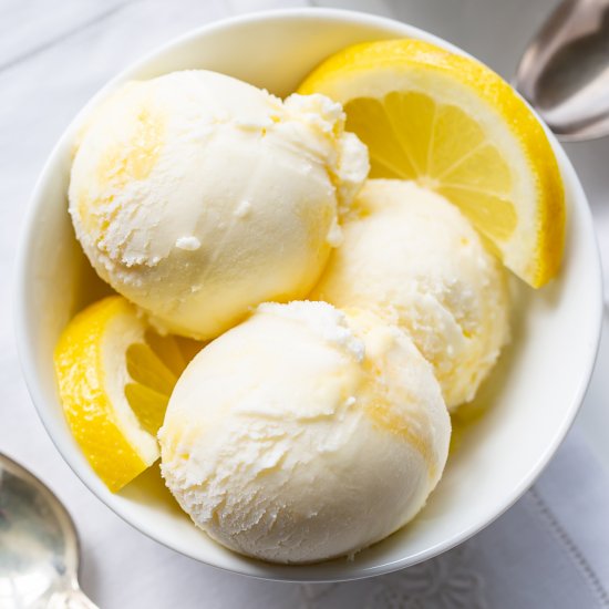 Lemon Curd Ice Cream