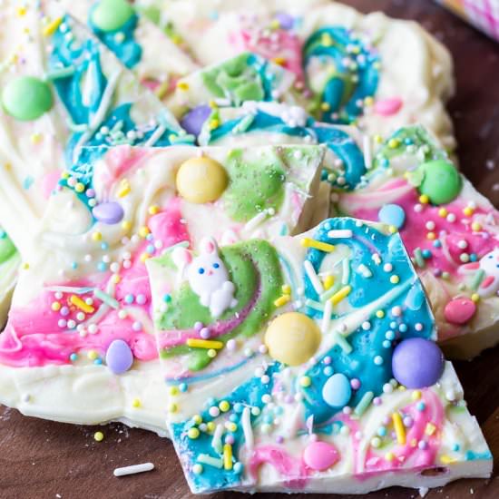 White Chocolate Easter Bark