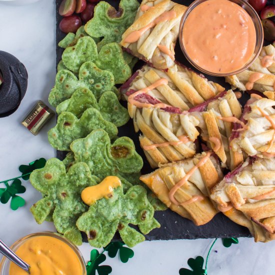 St Patrick’s Day Appetizer Board