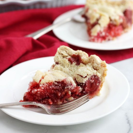 Gluten Free Strawberry Rhubarb Pie