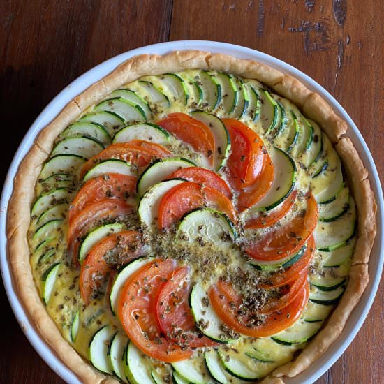 Zucchini Tomatoes Gratin