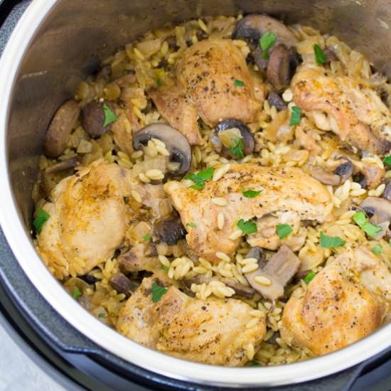 Instant Pot Chicken and Mushrooms