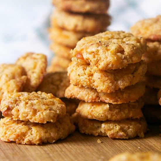 Rice Krispie Cheddar Crackers