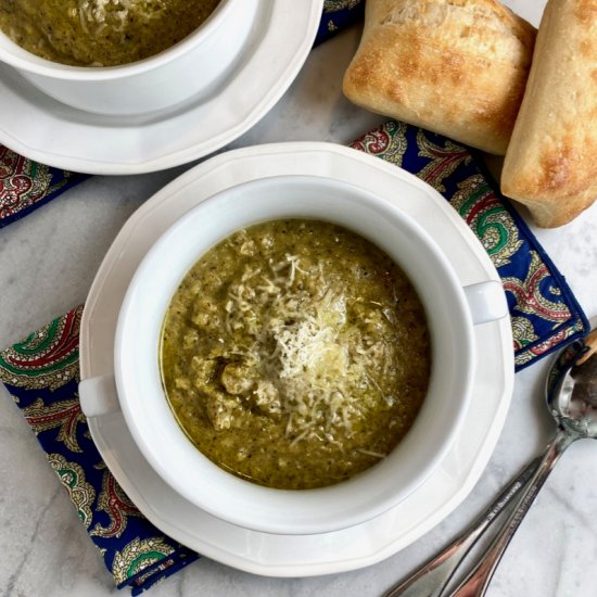 Caramelized Broccoli Soup