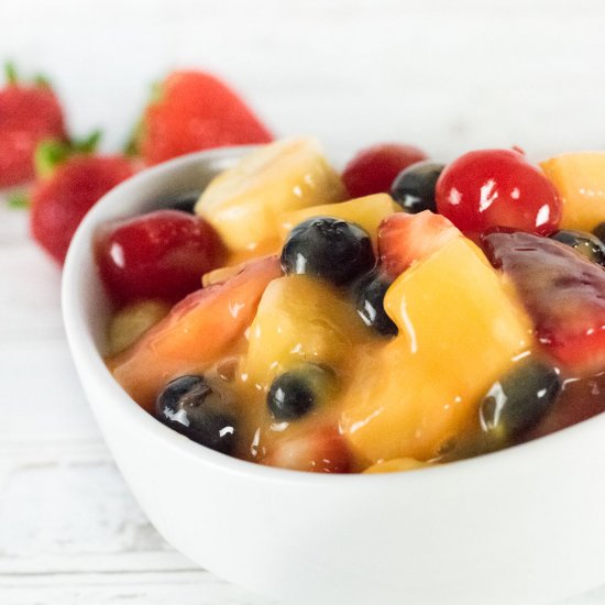 Fruit Salad with Pudding