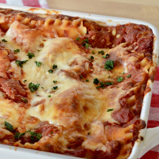 Italian Turkey Lasagna