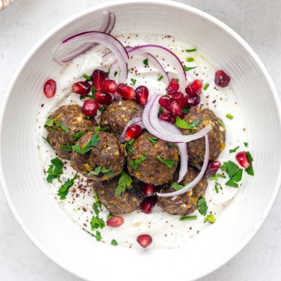 Greek Lamb Meatballs (keftedes)