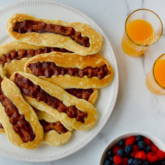 Bacon Pancake Dippers