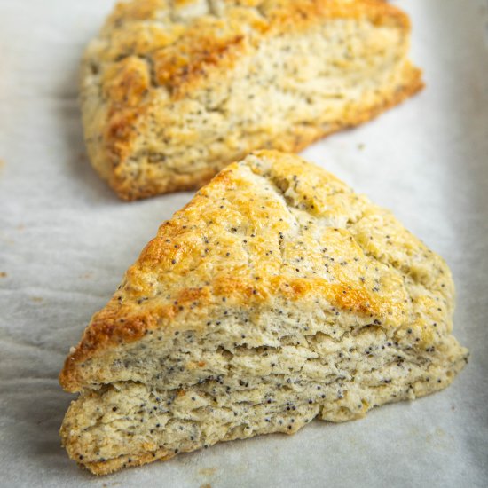 Lemon Poppy Seed Scones