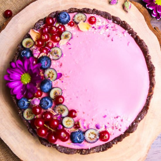 Raw Strawberry Tart