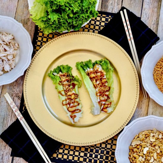 Keto Chicken Lettuce Wraps