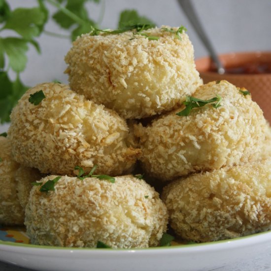 Baked Arancini Risotto Balls