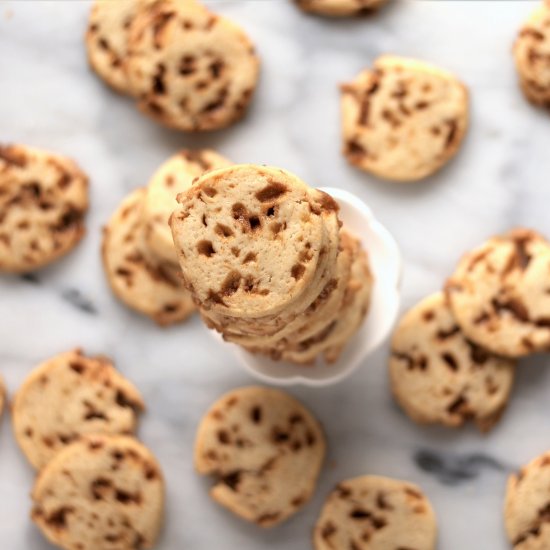 butter toffee icebox cookies