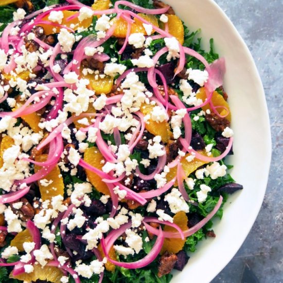 Citrus Beet Kale Salad