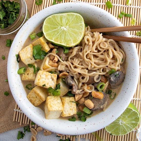 Vegan Thai Peanut Ramen