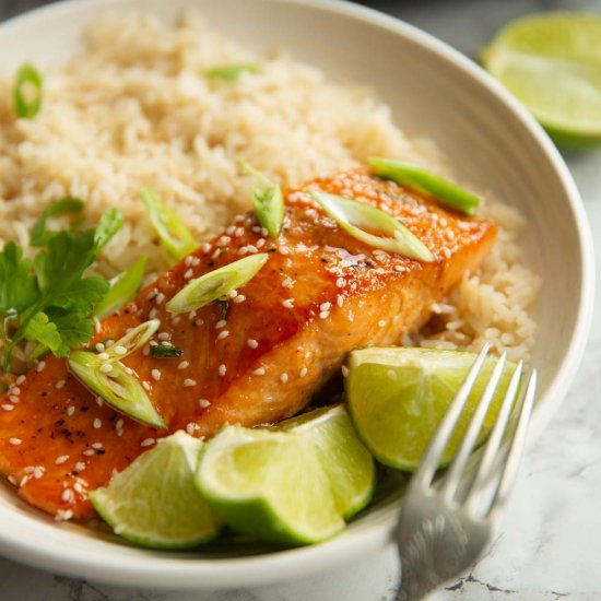 Honey Sriracha Salmon