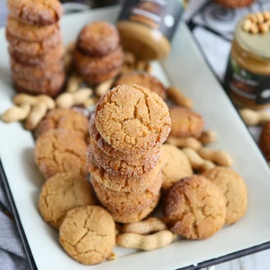 DF Peanut Butter Spelt Cookies