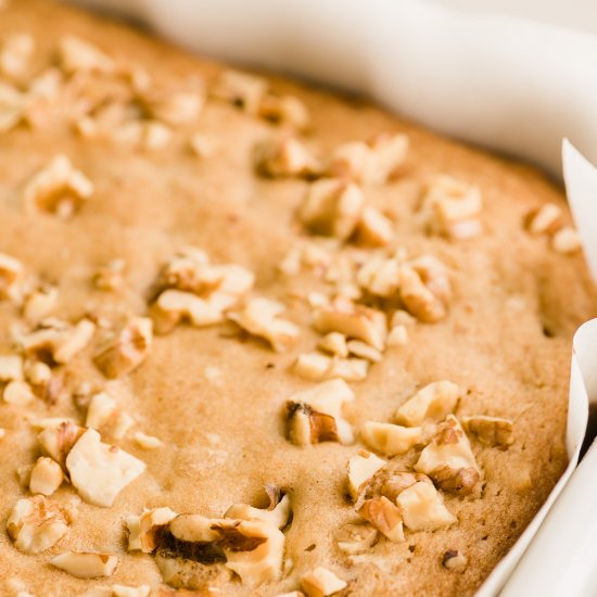 Maple Walnut Blondies