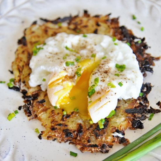 Hash Browns & Poached Eggs