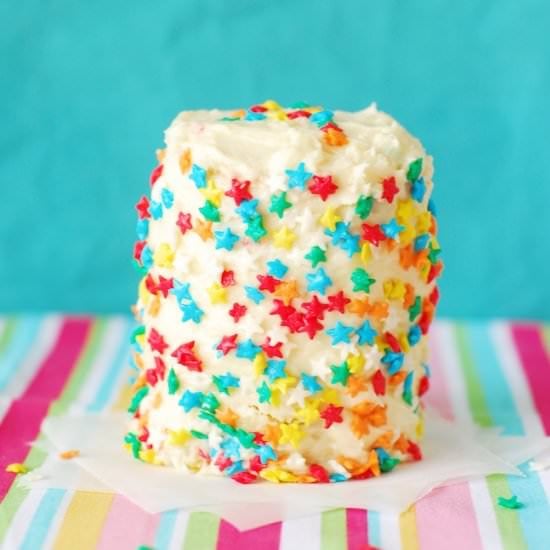 MINI STACKED BIRTHDAY CAKE