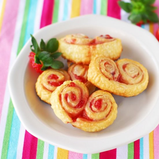 STRAWBERRY PALMIERS