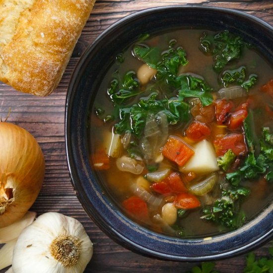 White Bean and Greens Soup