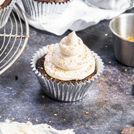 Vegan Guinness Cupcakes