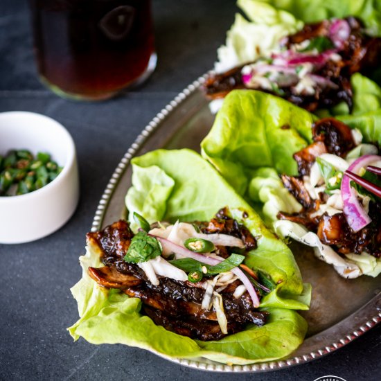 Bulgogi Portobello Mushroom Wraps