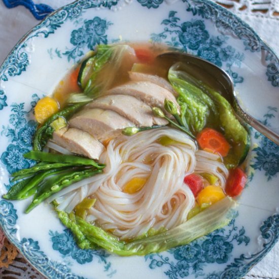 Comfort Chicken Soup – Asian Style