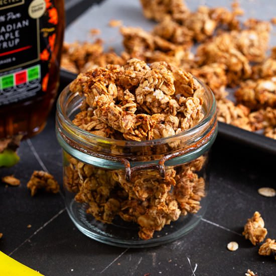 Banana Bread Granola (Nut Free)