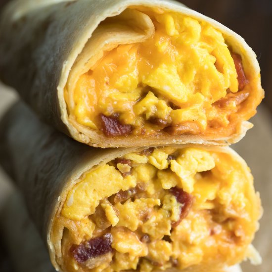 Bacon Breakfast Burrito