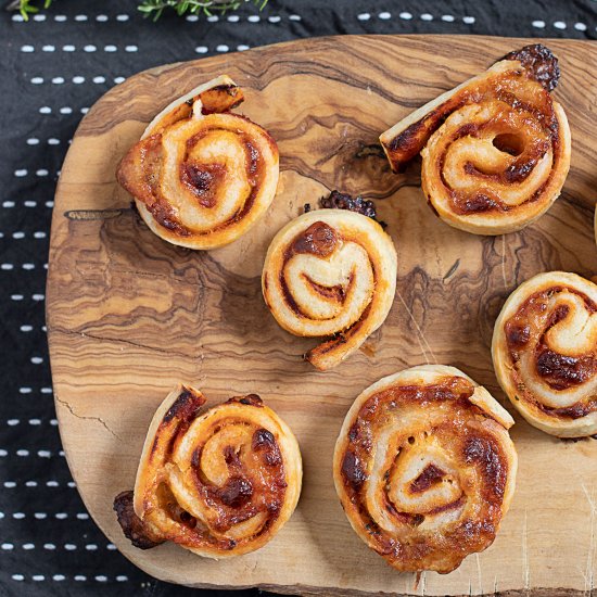 Rolled mini pizza