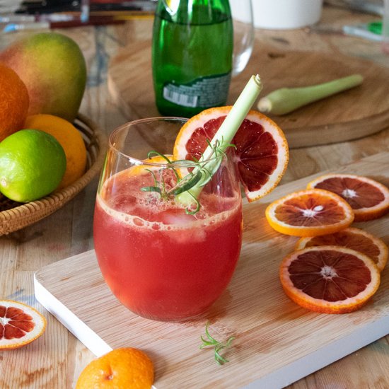 Easy Blood Orange Mocktail