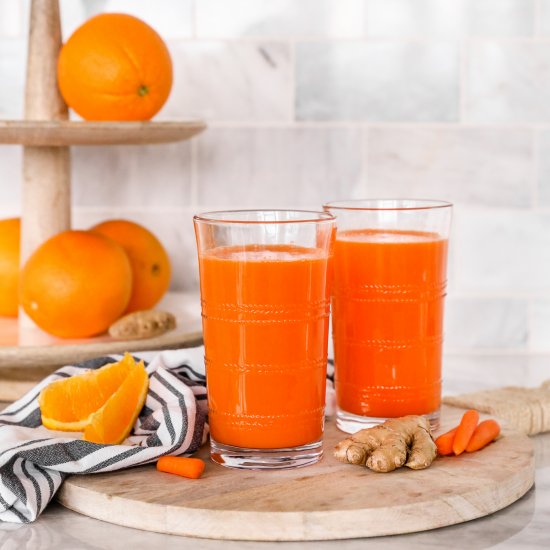 Orange Carrot Ginger Juice