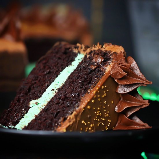 Andes Mint Chocolate Cake